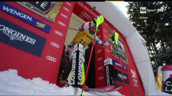 Alpine Skiing World Cup 2016-17 Men's Slalom Wengen 15.01.2017 Full 2^ Run