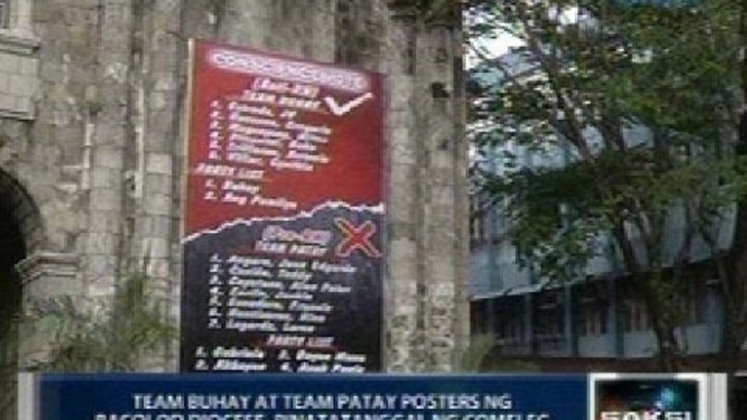 Saksi: Comelec, nagbantang kakasuhan ang Diocese ng Bacolod dahil sa posters