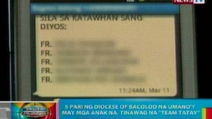 BP: 5 pari ng Diocese of Bacolod na may mga anak na, tinawag na 'Team Tatay'