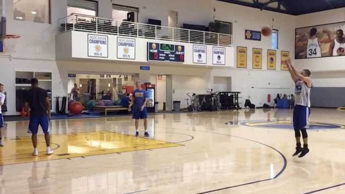 Stephen Curry 47-for-50 on 3-pointers