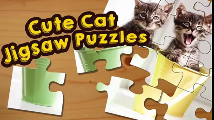 Cats and Kittens Jigsaw Puzzles Game for Kids - App Gameplay Video