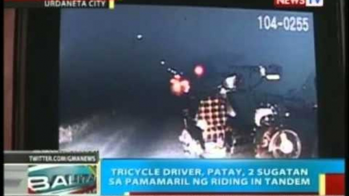 Tricycle driver, patay; 2 sugatan sa pamamaril ng riding-in-tandem sa Urdaneta City