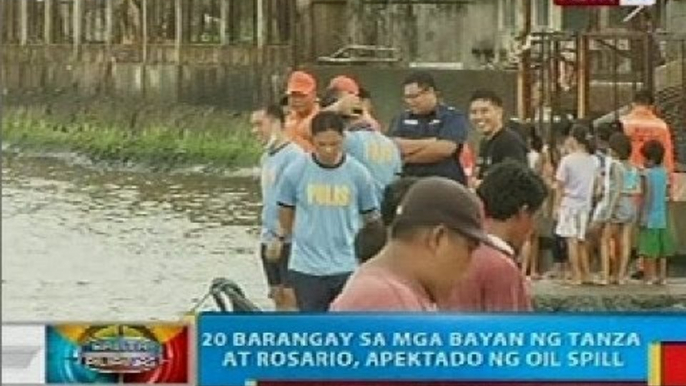 BP: Ocular inspection ng PCG sa lugar na apektado ng oil spill sa Cavite, natapos na