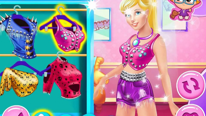 Cinderella chooses rocker outfit! The game for girls! Childrens games and cartoons! Kids!