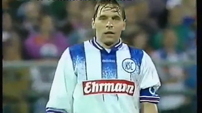 15.10.1996 - 1996-1997 UEFA Cup 2nd Round 1st Leg Karlsruher SC 3-0 AS Roma