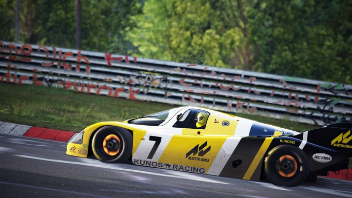 Assetto corsa Nordschleife porsche962 short tail on board