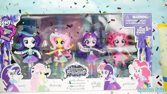 MY LITTLE PONY Equestria Girls Mini Dolls, Bath Time Paint Set Bubbles, Toys Surprises, Mashems