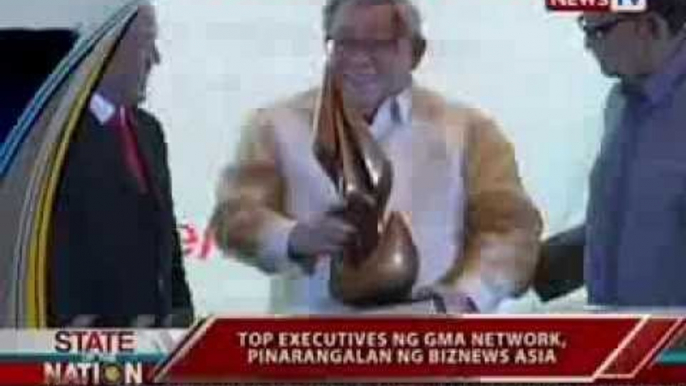 SONA: Top executives ng GMA Network, pinarangalan ng Biznews Asia