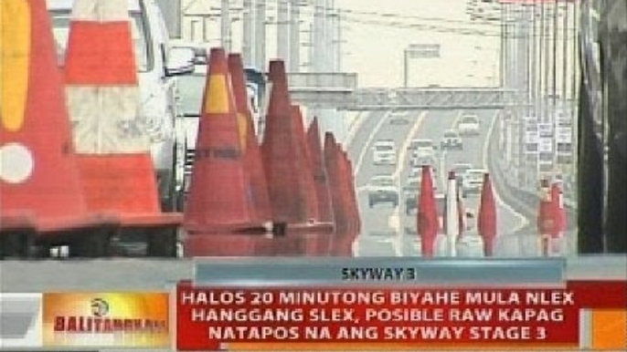 Halos 20 minutong biyahe mula NLEX hanggang SLEX, posible raw kapag natapos na ang Skyway stage 3