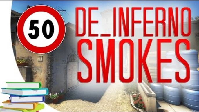 De_Inferno ALL SMOKES [50 smokes videobook] #CSGO