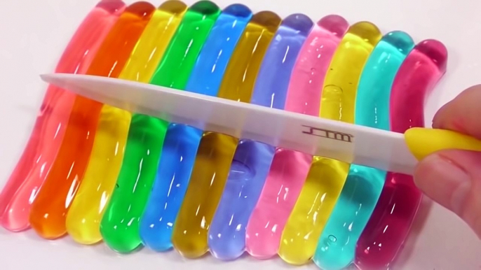 DIY How To Make Soft Cheese Stick Colors Jelly Pudding Learn Colors Slime Cutting Food Play Doh