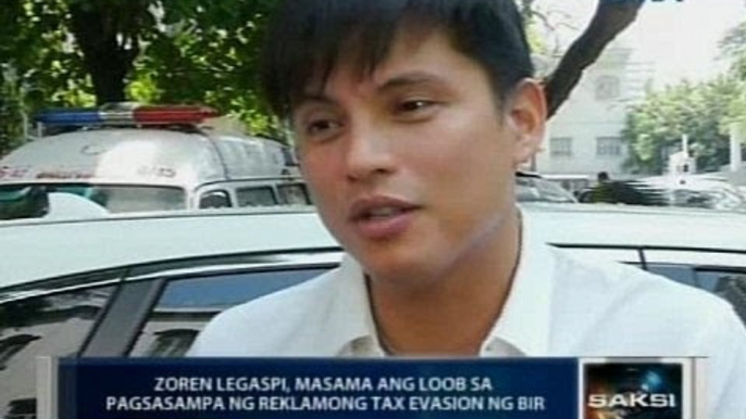 SAKSI: Zoren Legaspi, masama ang loob sa pagsasampa ng reklamong tax evasion ng BIR