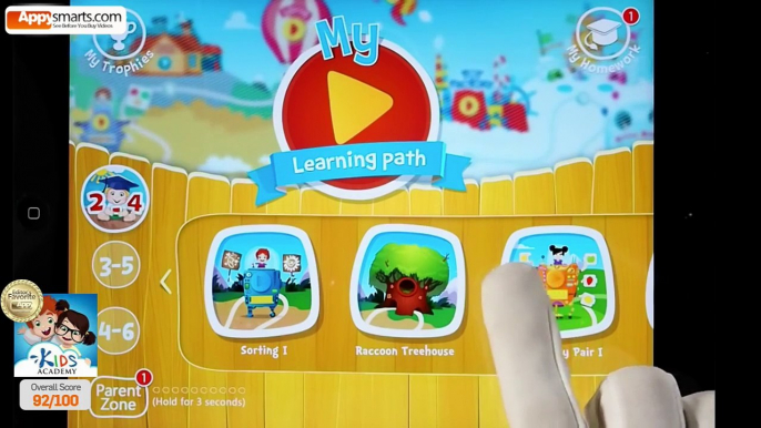 Toddler learning games for iPad- Kids Academy game demo (part 1) Part 72 Part 72