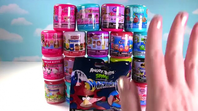 HUGE 20 Fashems & Mashems Mania Show! Toys Dory Disney Princess Flappy Bird Marvel Paw Patrol Surpri