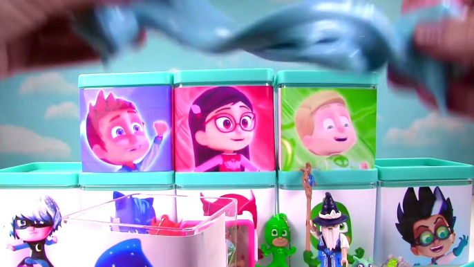 Huge PJ Masks Toy Surprise Blind Box Show! New Toys, Blind Bags Owlette, Catboy & Gekko