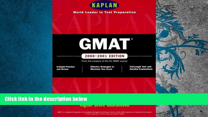 Read Book Kaplan Gmat 2000 2001 (Gmat (Kaplan)) Kaplan  For Ipad