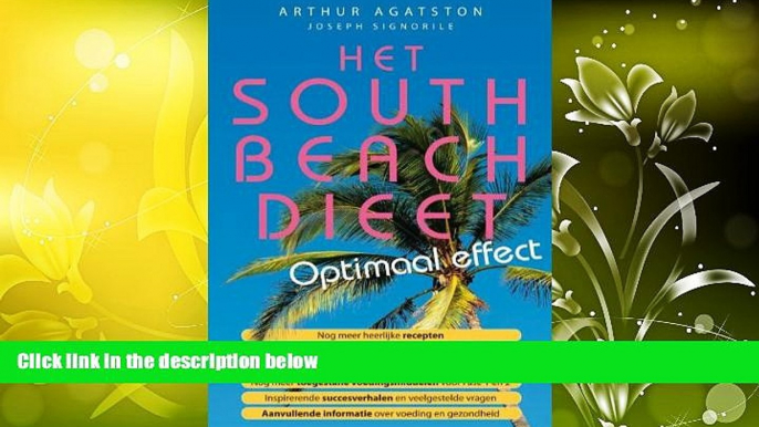 PDF  South Beach Dieet - Optimaal effect Arthur Agatston Full Book