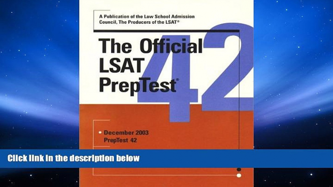 Audiobook  The Official LSAT PrepTest 42 (Official LSAT PrepTest) w margolis  For Full