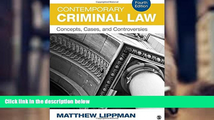 Audiobook  Contemporary Criminal Law: Concepts, Cases, and Controversies For Kindle