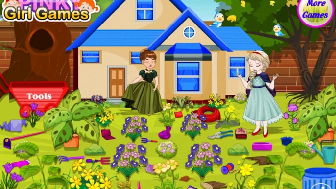 Frozen Babies Garden Cleaning - Baby Girl Games Movie