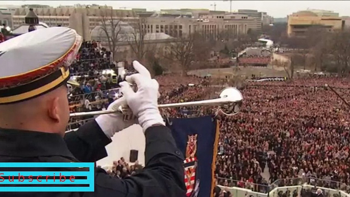 Donald J Trump takes the oath of office as 45th US president