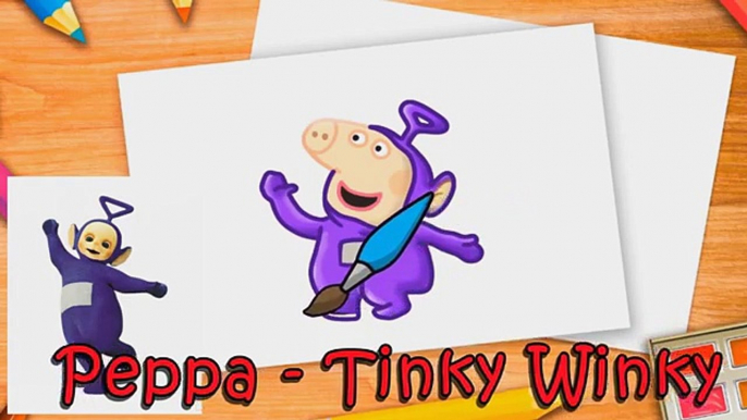 #Coloring Pages #Peppa Pig #Teletubbies #Coloring Book Learn Colors #Episode #39