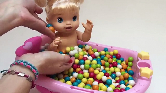 Baby Alive Bath Time Gumballs Machine Nenuco Bathtube Surprise Toys Bathtime Baby Doll Babies