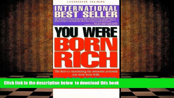 Audiobook  You Were Born Rich Bob Proctor Pre Order