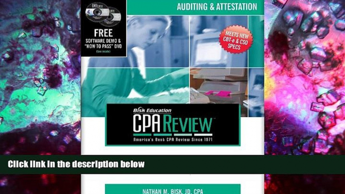 Read Book Bisk CPA Review: Auditing   Attestation, 40th Edition (CPA Comprehensive Exam Review-