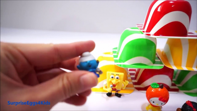 SURPRISE video FIND the Hello Kitty, Smuft, SpongeBob, Minions, Minnie Toy Figures