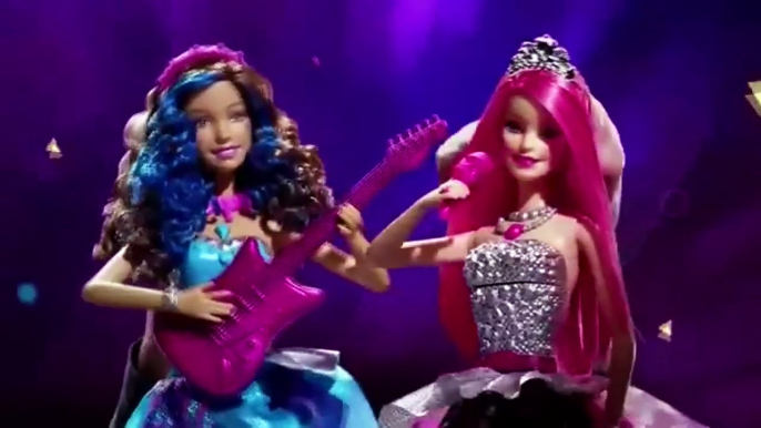 Mattel - Barbie in Rock N Royals - Singing Princess Courtney & Rock Star Erika Doll - TV Toys