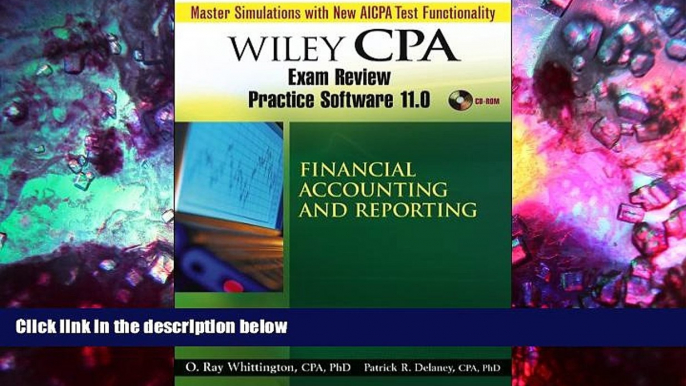 Read Book Wiley CPA Examination Review Practice Software 11.0 FAR Patrick R. Delaney  For Ipad