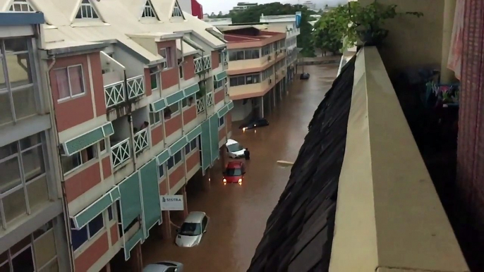 Inondations impressionnantes à Papeete - 22-01-2017