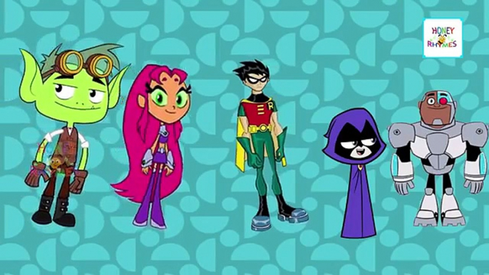 Teen Titans Go and Jungle Junction Finger Family Cartoon Collection | Animated Nursery Rhymes