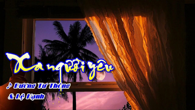 [Karaoke] XA NGƯỜI YÊU - Hát với Mạnh Quỳnh