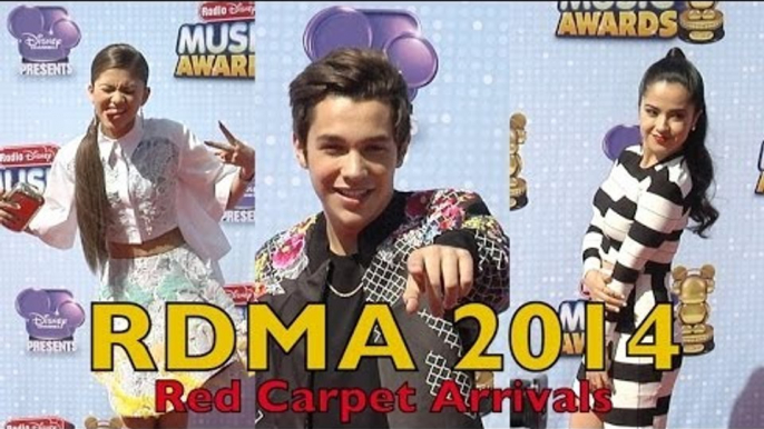 Zendaya, R5, Fifth Harmony, Austin Mahone, Becky G, Emblem3 // RDMA 2014 ARRIVALS