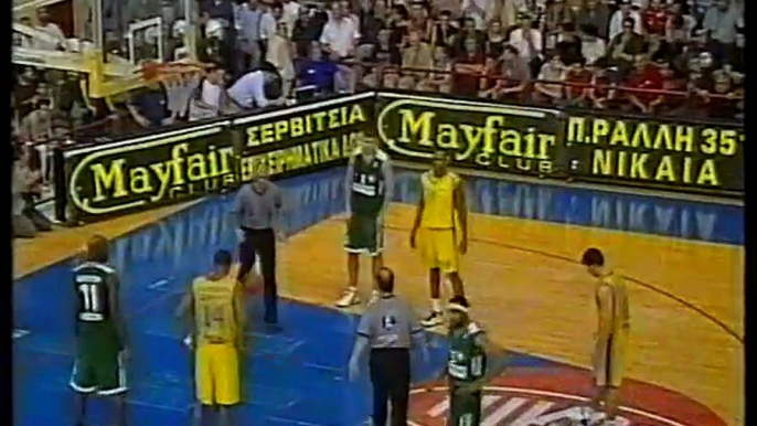 2003 Greek playoffs semifinals game 2 Peristeri-Panathinaikos part 2/2