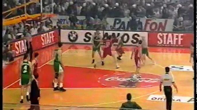 1996 Greek finals game 3 Olympiakos-Panathinaikos(second half)