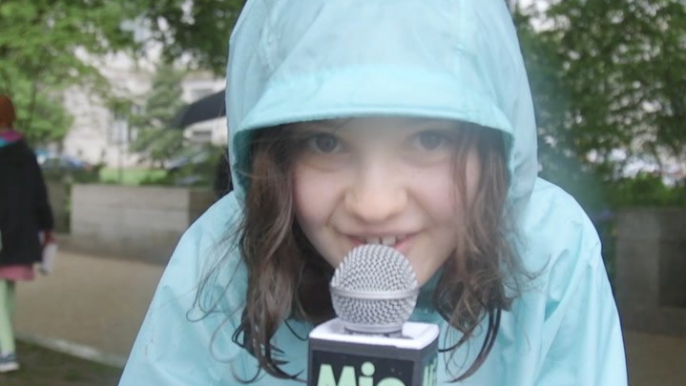 These kids at the March for Science in D.C. have a message for climate change deniers in Congress. [Mic Archives]