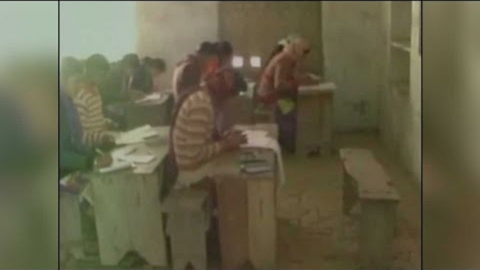 Mass cheating in Mathura school during board exams