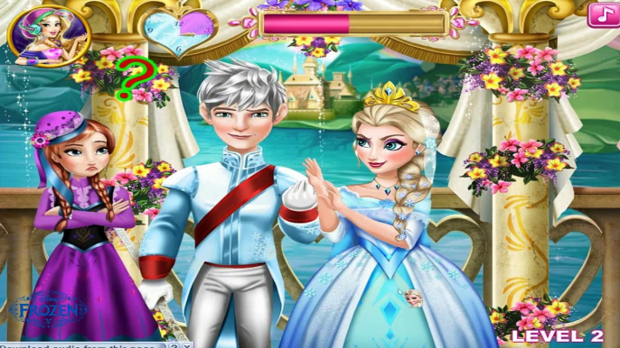 #Disney #Frozen Princess Elsa Anna and Jack Frost Kristoff Wedding Kiss Compilation Games