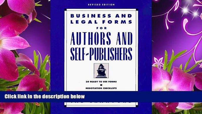 READ book Business and Legal Forms for Authors and Self-Publishers Tad Crawford For Ipad