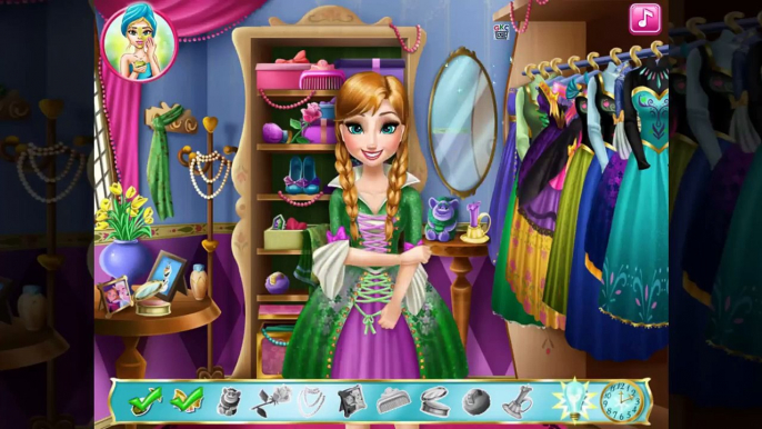 Disney Frozen Princess Anna Dress Up Games for girls - Annas Closet