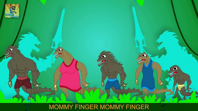 Finger Family Croc Man | Finger Family Rhymes Croc Man Family | Finger Family Parody