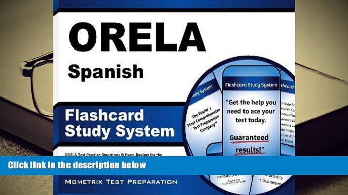 PDF ORELA Spanish Flashcard Study System: ORELA Test Practice Questions   Exam Review for the