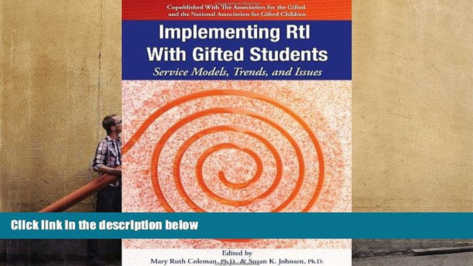 Audiobook  Implementing RtI with Gifted Students: Service Models, Trends, and Issues For Kindle