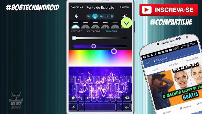 Fancykey Keyboard - Melhor TECLADO que existe para Android com TEMAS e FONTES para as LETRAS %282016%29
