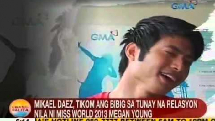 Mikael Daez, tikom ang bibig sa tunay na relasyon nila ni Miss World 2013 Megan Young