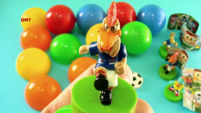 Bolas Surpresa Coloridas com Figuras Magnéticas, Jogo de Futebol para Crianças by Disney Magic Toys