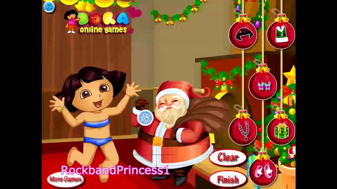 Dora The Explorer Online Games Dora The Explorer Christmas Game Dress Up Santa Game